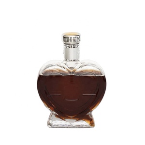 250ml 500ml 750ml Bouteille vide en forme de coeur avec bouchon - Product Image 3