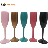 Flûtes à champagne personnalisées en gros avec logo, flûtes à champagne de bonne qualité, flûtes à champagne en plastique