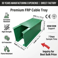 Canaux de câblage en PRV (Plastique Renforcé de Fibres) avec couvercles, résistants à la corrosion, idéaux pour les environnements chimiques difficiles, directement de l'usine.