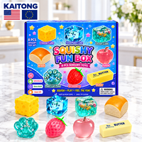 KAITONG Ensemble de 8 jouets sensoriels en boîte avec huit formes différentes pour les boutiques de cadeaux et les détaillants en ligne, jouets à presser et à étirer