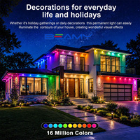 Guirnalda de Luces LED Pixel RGB Beamy C9 para Exteriores, Decoración Navideña con Forma de Árbol para Fiestas, Bodas y Hogar