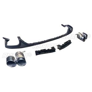 Difusor de Parachoques Trasero, Alerón, Protector de Salida de Escape, Pieza de Modificación para Audi Q8 2019-2023, Accesorios para Auto - Product Image 3