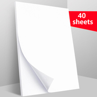 Papier thermique A4 compatible avec l'imprimante thermique portable M08F L80, 200 feuilles