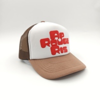 Gorra Trucker de Espuma de Dos Tonos con Logotipo Personalizado, Gorra de Golf Otto de 5 Paneles con Malla, Gorra Trucker OTTO con Estampado 3D en Relieve y Cuerda