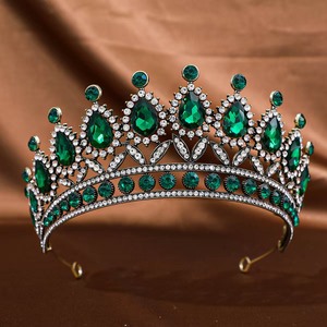 Tiara de Novia de Lujo con Diseño Nuevo <span class=keywords><strong>2022</strong></span>, Chapada en Oro, Corona para el Día de San Valentín con Cristales y Diamantes de Imitación, 16 cm, Accesorios para Niñas - Product Image 6