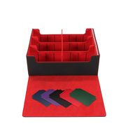Boîte de rangement portable MIO 1200+ grande capacité en cuir PU de haute qualité pour jeux de cartes TCG et d'échecs UG