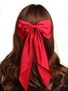 Accesorio de lazo largo para el cabello, se desliza por la parte posterior de la cabeza, clip de lazo para mujer - Product Image 3