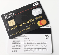 Cartes pré-imprimées personnalisées avec encodage par contact pour numéro de membre, estampage à chaud en relief