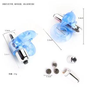 New Dolphin Cock <span class=keywords><strong>Ring</strong></span> Vibrator Fingerring dauerhafte Klitoris Massage Masturbation Vibrierende Verzögerung Ejakulation Vibe Sexspielzeug für M. - Product Image 3