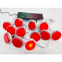 Éteint la réaction électronique interactive bouton poussoir led défi réponse réflexe rapide jeu de toucher et de robinet rapide