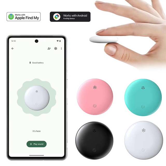 Dual System IOS Android Findmy Wireless Tag MFI Locator Anti Lost IP67 Mini Global Tracking Pet Airtags Air Tag GPS Tracker