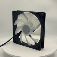 Poweryear 12025 12V 120mm ARGB Gaming Case Cooler à faible bruit avec un meilleur débit d'air noir ventilateur de refroidissement d'ordinateur