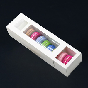Proveedor de embalaje de regalo elegante personalizado de lujo Caja de macarrón de embalaje transparente - Product Image 6