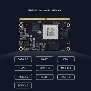 Placa Base Industrial Core-<span class=keywords><strong>3588J</strong></span> Rockchip AI con Codec 8K, 6 TOPS de Potencia de Computación NPU, Sistema Operativo Linux y 32GB de Memoria - Product Image 4
