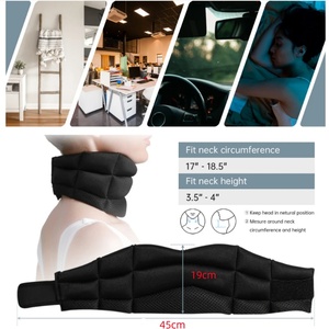 <b>Neck</b> Support Cervical <b>Brace</b> Corrector Adjustable Soft Foam Cervical Traction Collar <b>for</b> Relieve Pain Airplane Travel - Product Image 6