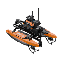Aqua Helpers HUNTER-X, embarcation de surface sans pilote (USV), relevé hydrographique, surveillance de la qualité de l'eau, cartographie par sonar, patrouille, OEM