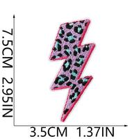 En gros, patchs brodés thermocollants à motifs léopard arc-en-ciel western, appliques animales (tigre, football) colorées pour vêtements, chapeaux et DIY