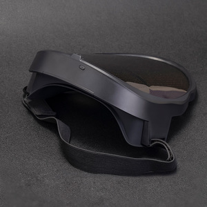 Máscara LED de Halloween con Marco Negro de ABS, Lentes de PC con Protección UV400, Accesorio para Disfraces de Fiesta - Product Image 1