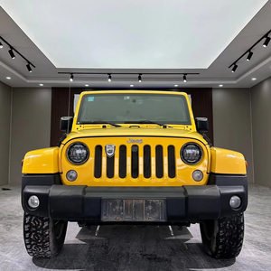 Apparence jaune de voiture <span class=keywords><strong>Jeep</strong></span> diesel d'<span class=keywords><strong>occasion</strong></span> avec panneau de toit amovible - Product Image 1