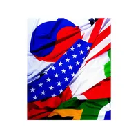 모든 크기 디지털 인쇄 로고 깃발 디자인 100% 블리드 실크 스크린 2x3 3x5 4x6 맞춤 깃발