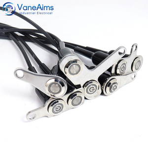 Biểu Tượng Tùy Chỉnh Xe Máy Chuyển Đổi Điện Đa-Nút Điện Tử Kim Loại Nút Bấm LED Chiếu Sáng Tối Đa Hiện Hiện tại 3A 24V/12V IP65 1NO 2NO - Product Image 1