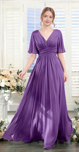 Longue <span class=keywords><strong>robe</strong></span> <span class=keywords><strong>de</strong></span> soirée <span class=keywords><strong>de</strong></span> <span class=keywords><strong>demoiselle</strong></span> <span class=keywords><strong>d</strong></span>'<span class=keywords><strong>honneur</strong></span> <span class=keywords><strong>de</strong></span> mariage élégante et amincissante - Product Image 5