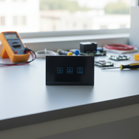 Interrupteur tactile Wi-Fi standard US/AU Topshine compatible avec Alexa et Google Home pour commande vocale