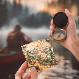 10 feuilles/paquet Série de journaux d'aventure Autocollants rétro pour journal de scrapbooking pour la décoration de planificateur - Product Image 2