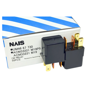 Relé Automotriz HT Micro-ISO ACM33221 CM1a-R-12V 1A Tipo Enchufable 12V 1.71W Violeta, Nuevo y Original - Product Image 1