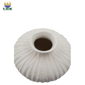 Wholesale Nordic Minimalist White Ceramic <strong>Vase</strong> Textured Matte <strong>Flower</strong> <strong>Vase</strong> for Home Decor Living Room Centerpiece Tabletop <strong>Vase</strong> - Product Image 4