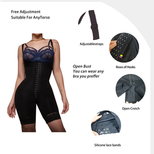Fagas colombianas para mujer, Body levantador de glúteos, ropa moldeadora BBL, faja moldeadora de cuerpo colombiana con correas de brazo ajustables - Product Image 2