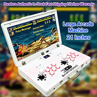 Pandora 2026 Nouvelle machine d'arcade portable pliable de 21 pouces pour deux joueurs, console de jeu rétro tout-en-un avec double joystick