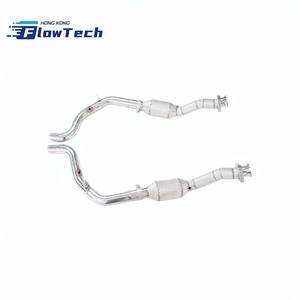 Tubería de Bajada de Alto Flujo de 200 Celdas con Protector Térmico de Acero Inoxidable T304 para Range Rover Sport SVR 5.0T - Product Image 1