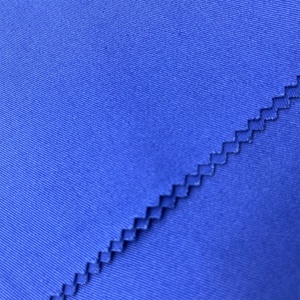 Vente en gros bleu royal 100% coton sergé tissu <span class=keywords><strong>pas</strong></span> <span class=keywords><strong>cher</strong></span> prix vêtements de travail uniformes pour filles fabriqués par Textiles fournisseur de tissu - Product Image 3