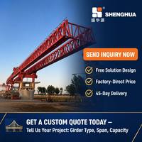 Nouvelle Conception SHENGHUA 800T – Équipement de Construction de Ponts à Double Travée Segmentaire pour l'Érection de Poutres en Béton