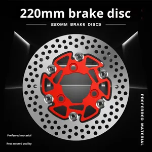 Disco de Freno Flotante de Aleación de Aluminio Modificado para Motocicleta, Seis Pernos de 20 mm, Accesorios de Pastillas de Freno de Dos Tonos, Modelo <span class=keywords><strong>11111</strong></span> - Product Image 3