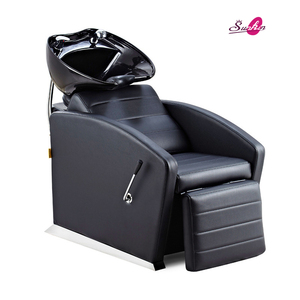 Fauteuil <span class=keywords><strong>de</strong></span> lavage semi-inclinable moderne et minimaliste à action rapide avec bassin en céramique pour <span class=keywords><strong>salon</strong></span> <span class=keywords><strong>de</strong></span> coiffure - Product Image 2