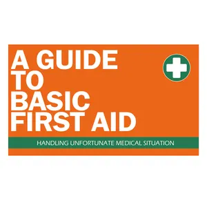 בסיסי עזרה ראשונה מדריך הוראות החייאה Chocking דימום כוויות ראשון סיוע מדריך ספר עבור ערכת עזרה ראשונה