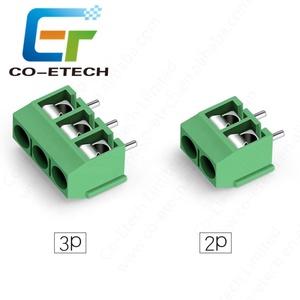 Conector de bloque de terminales de tornillo PCB, 5,08mm, KF301, 2P, 3 pines, enchufe - Product Image 5
