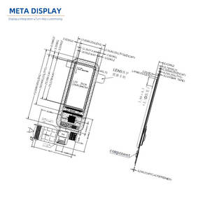 Pantalla AMOLED de 1,1 pulgadas Pantalla OLED rectangular MIPI de 126x294 - Product Image 1