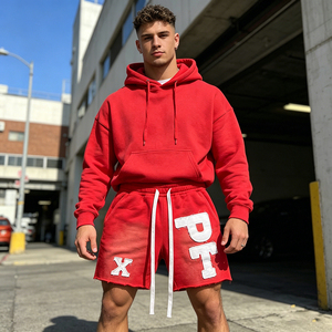 Fabricante de Marca Privada, Pantalones Cortos Personalizados con Serigrafía para Hombre, Pantalones Cortos Deportivos con Cintura Elástica, Lavado Monkey, Apliques Bordados - Product Image 3