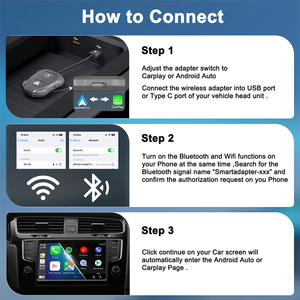 El más nuevo adaptador inalámbrico CarPlay <span class=keywords><strong>Android</strong></span> Auto 2 en 1 CarPlay Adaptador inalámbrico para Apple adaptador inalámbrico <span class=keywords><strong>Android</strong></span> Auto para <span class=keywords><strong>Android</strong></span> - Product Image 5