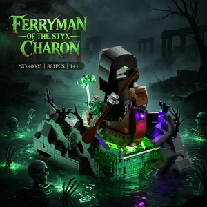 JMBricklayer Ferryman of the Styx Charon, Juguete Educativo de Mitología Griega, Juego de Bloques de Construcción de Plástico - Product Image 5