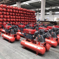 Hongwuhuan W3.5/5 compresseur d'air Diesel à Double Piston Portable avec roulement à engrenages de pompe célèbre marque chinoise pour l'exploitation minière
