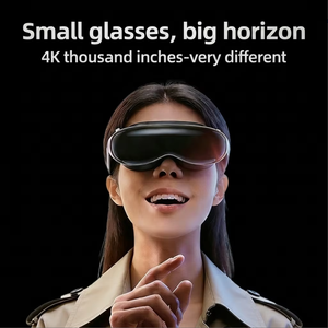 Occhiali VR 4K per Esperienza Cinematografica 3D Immersiva, Schermo Gigante per <span class=keywords><strong>Film</strong></span> e Giochi Mobile, Regolabili per Miopia, Design Personalizzato - Product Image 5