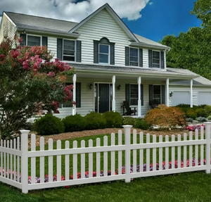 <span class=keywords><strong>Portail</strong></span> de clôture extérieur en WPC revêtu de <span class=keywords><strong>PVC</strong></span> pour la sécurité domestique, facile à assembler, écologique, imperméable, blanc, style jardin européen - Product Image 3