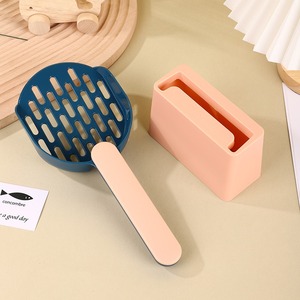 Pala para Arena de Gatos de Colores Pastel Barata al por Mayor de Fábrica, Pala Multicolor para Arena de Gatos con Soporte - Product Image 6