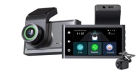 Caméra embarquée commerciale IA double objectif IPS, enregistreur vidéo 2K, sécurité de flotte, suivi GPS 4G LTE en temps réel, ADAS, DSM