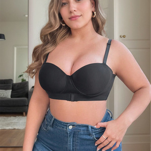 Soutien-gorge push-up à large buste pour femmes européennes et américaines Lingerie transfrontalière en dentelle sexy pour <span class=keywords><strong>Amazon</strong></span> Commerce extérieur Vente en gros Plus Size - Product Image 1