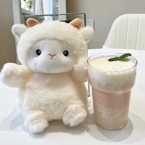 Penjualan langsung dari pabrik mainan mewah kucing berbaring boneka kucing duduk kreatif grosir boneka kucing jahe lembut mainan kucing - Product Image 6